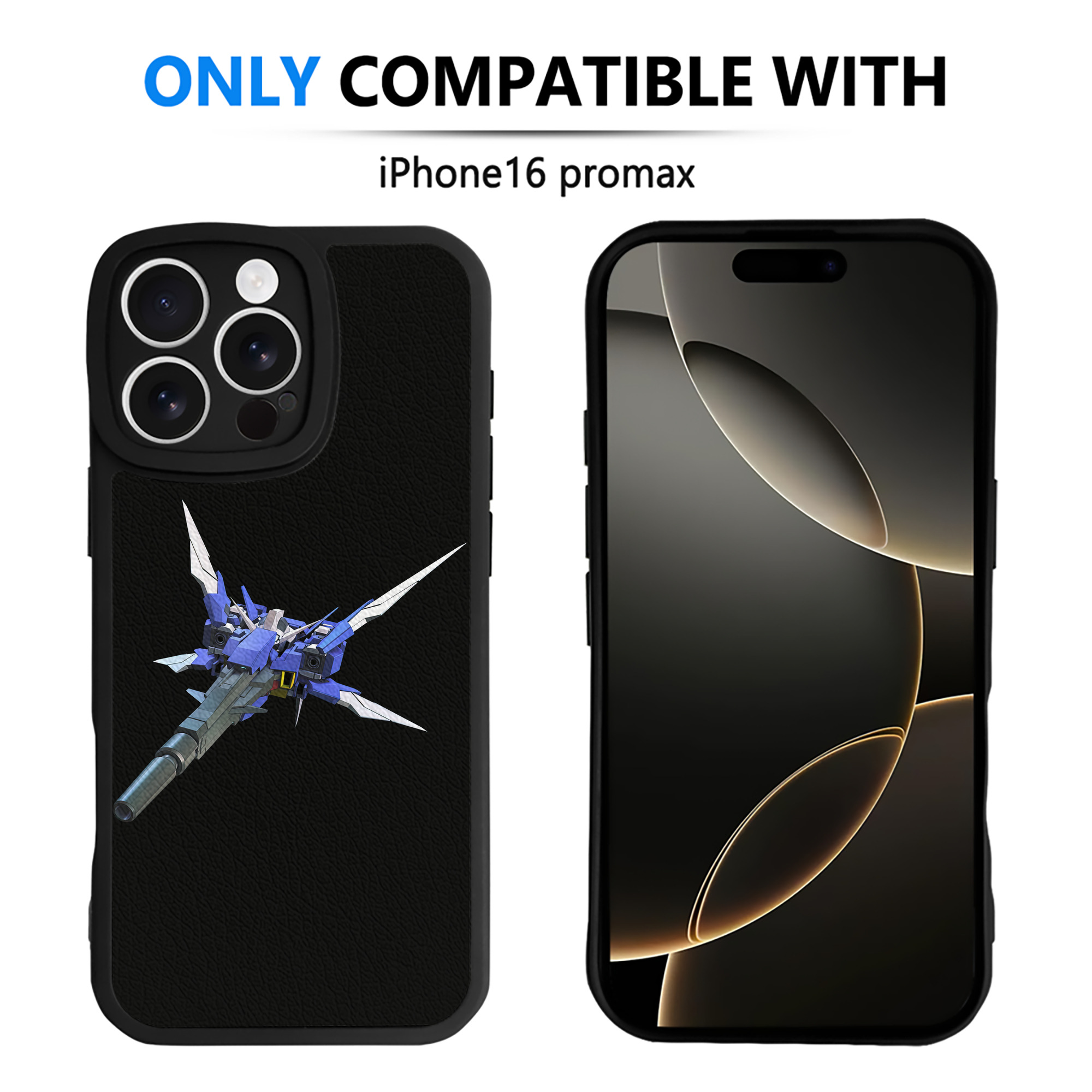 （画像用） 機動戦士ガンダム Mobile Suit Gundam 【iPhone 16シリーズ対応】シリコンスマホケース（レザー調） 材質：シリコン